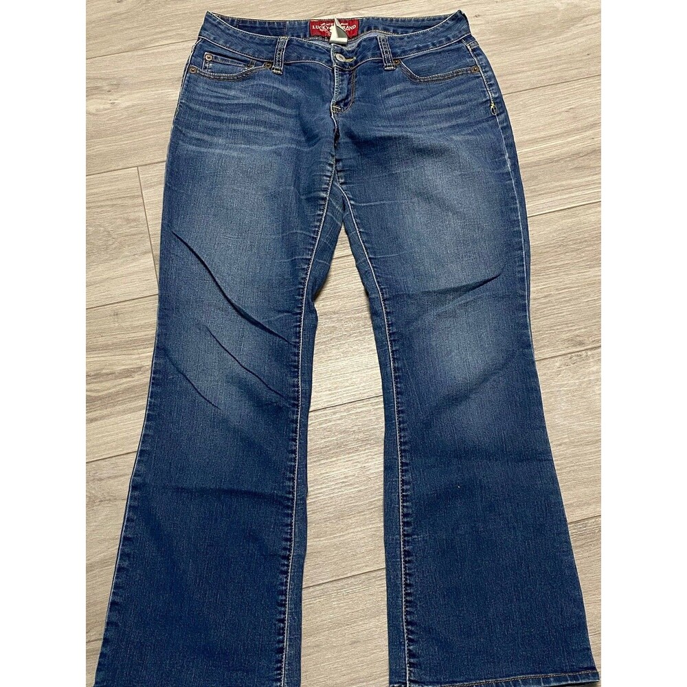 Woman's Jeans Lucky Brand Light wash Denim Size 4/27 Cotton Rn80318 Lightweight